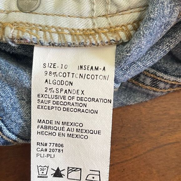 Tommy Hilfiger 00’s Low Rise Flare Hiphugger Denim Jeans - Leather Flag Patch - Picture 6 of 15